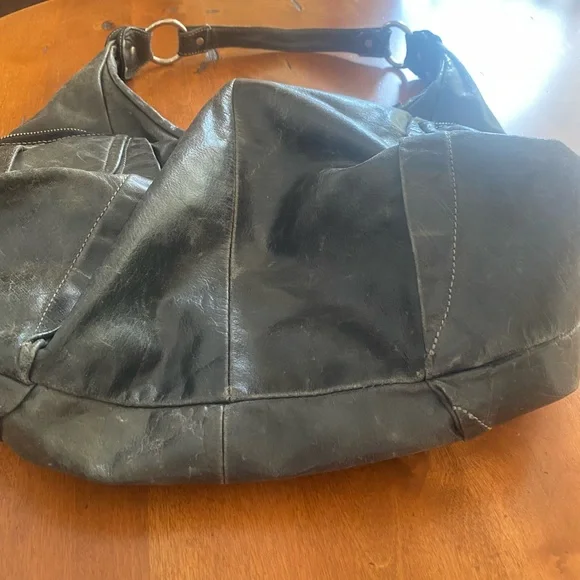 Olive Green Hobo Shoulder Bag - Picture 4 of 8